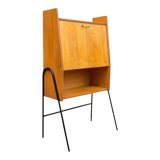 Vintage 1950s asymmetrical wall-mounted secretary desk