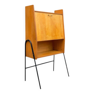 Vintage 1950s asymmetrical wall-mounted secretary desk