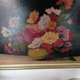 Magnifique tableau - nature morte bouquet de Henri Jacques Delpy