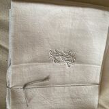 Set of monogram towels