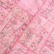 Tapis patchwork vintage soft pink 4x7 225x123cm