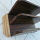 Letter Art Deco sorter in rosewood and celluloide