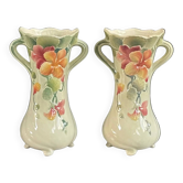 Pair of St Clément slipware vases - Ref 1115
