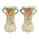 Paire de vases en barbotine St Clément - Réf 1115