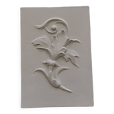 Plaster bas-relief of acanthus leaf – baroque style