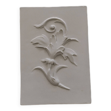 Bas-relief en plâtre feuille d’acanthe – style baroque