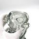 Large Murano Vase Smoked Glass Sculptural 31.5cm 3.1kg