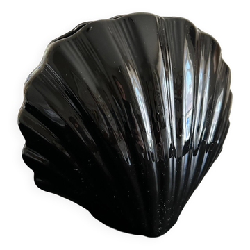 vase en céramique coquillage 1980