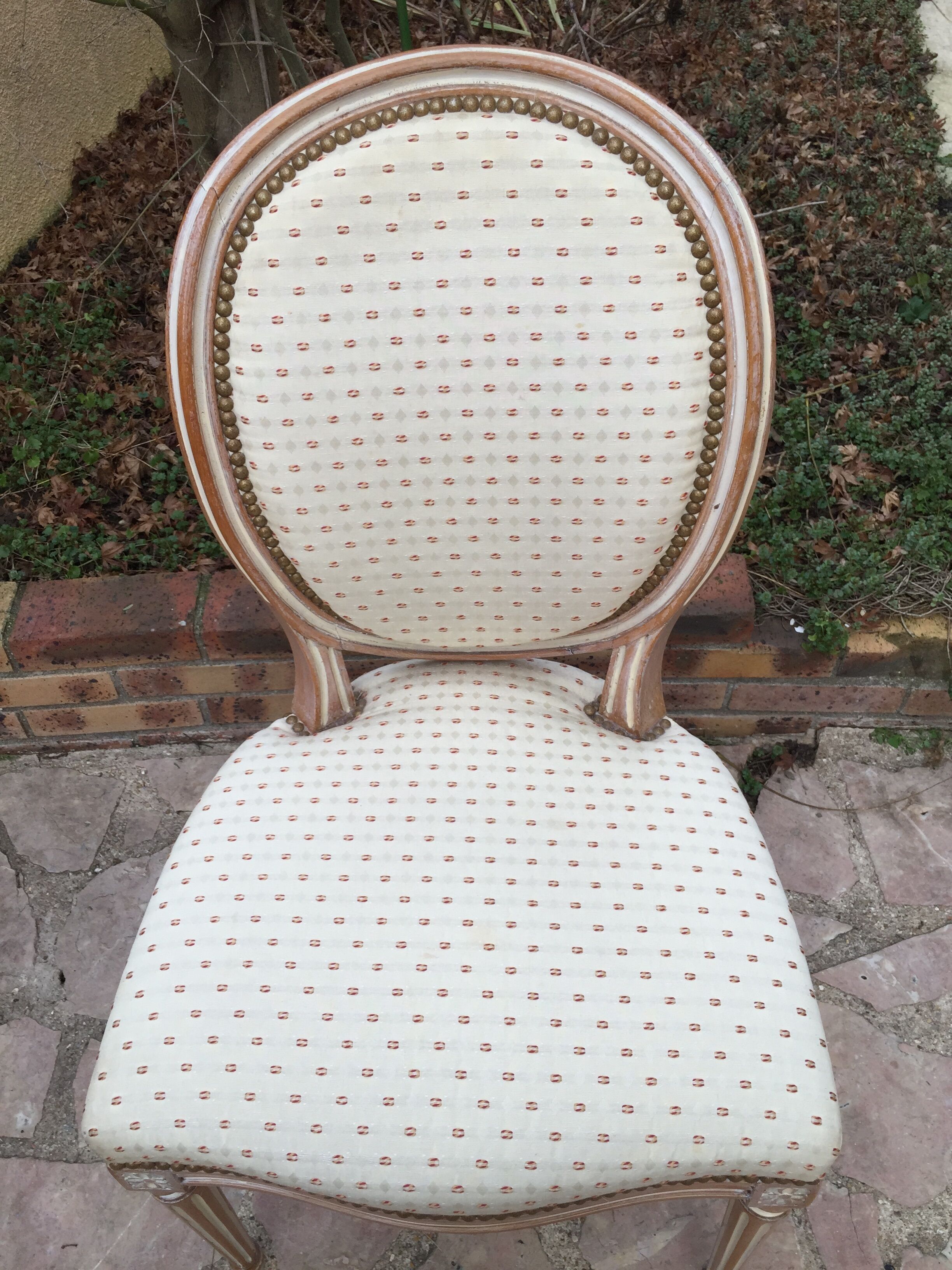 Set of three chairs Louis XVI