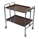 60s 70s serving trolley dinette side table space age brown design