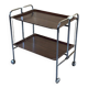 60s 70s serving trolley dinette side table space age brown design