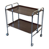60s 70s serving trolley dinette side table space age brown design