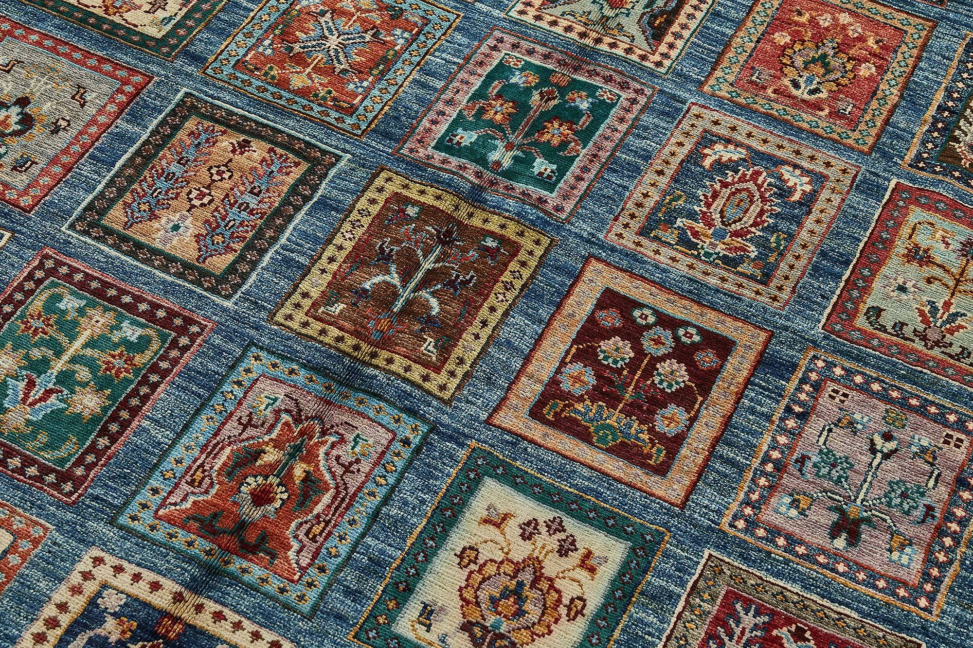 Turkish Handknotted Wool Oushak Rug 153 cm x 207 cm