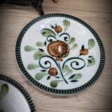 Set 4 plates Boch Argenteuil