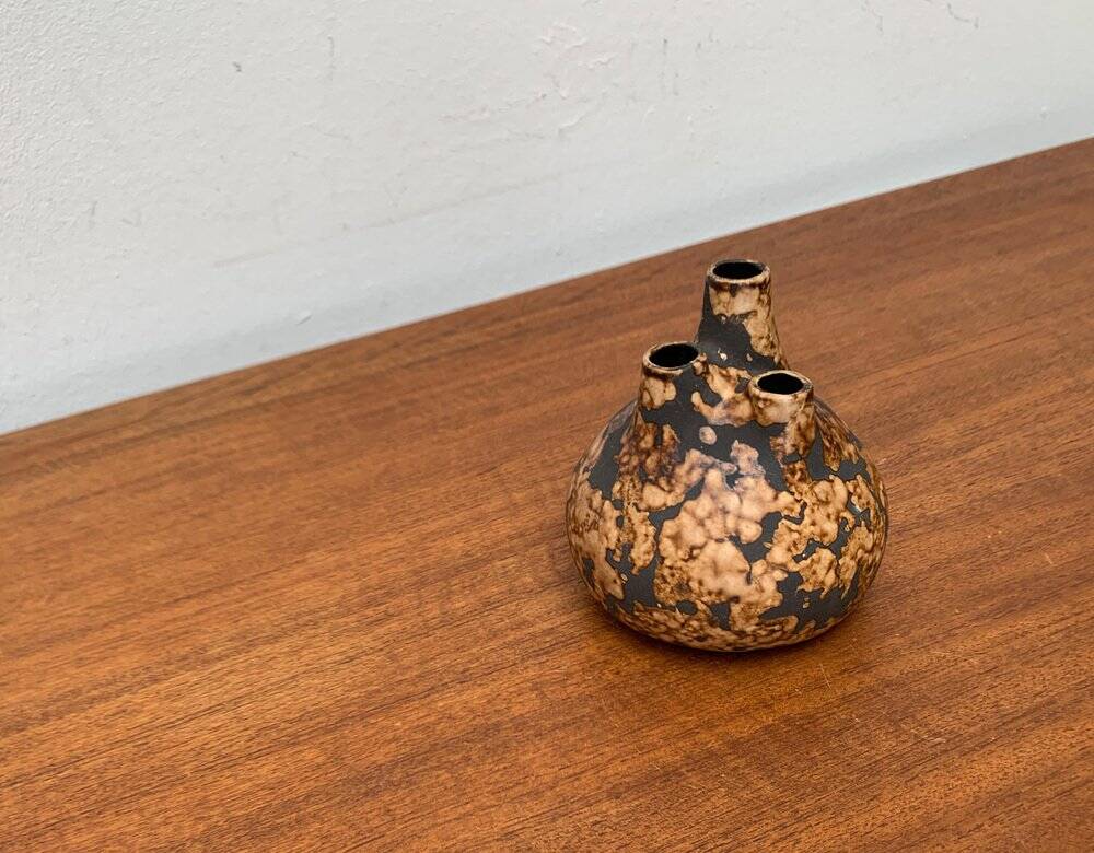 Model 25 Vase in Brutalist Ceramic Mid-Century by Pan Keramik (P-Keramik), West Germany, 1960s