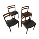 4 chairs by Henry Rosengren for Brande Denmark 60