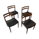 4 chaises par Henry Rosengren pour Brande Denmark 60