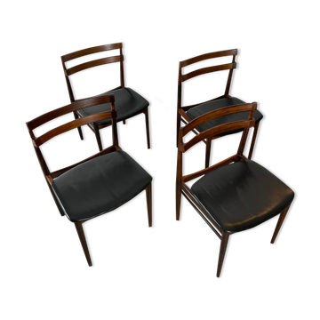 4 chairs by Henry Rosengren for Brande Denmark 60