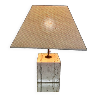 Travertine lamp