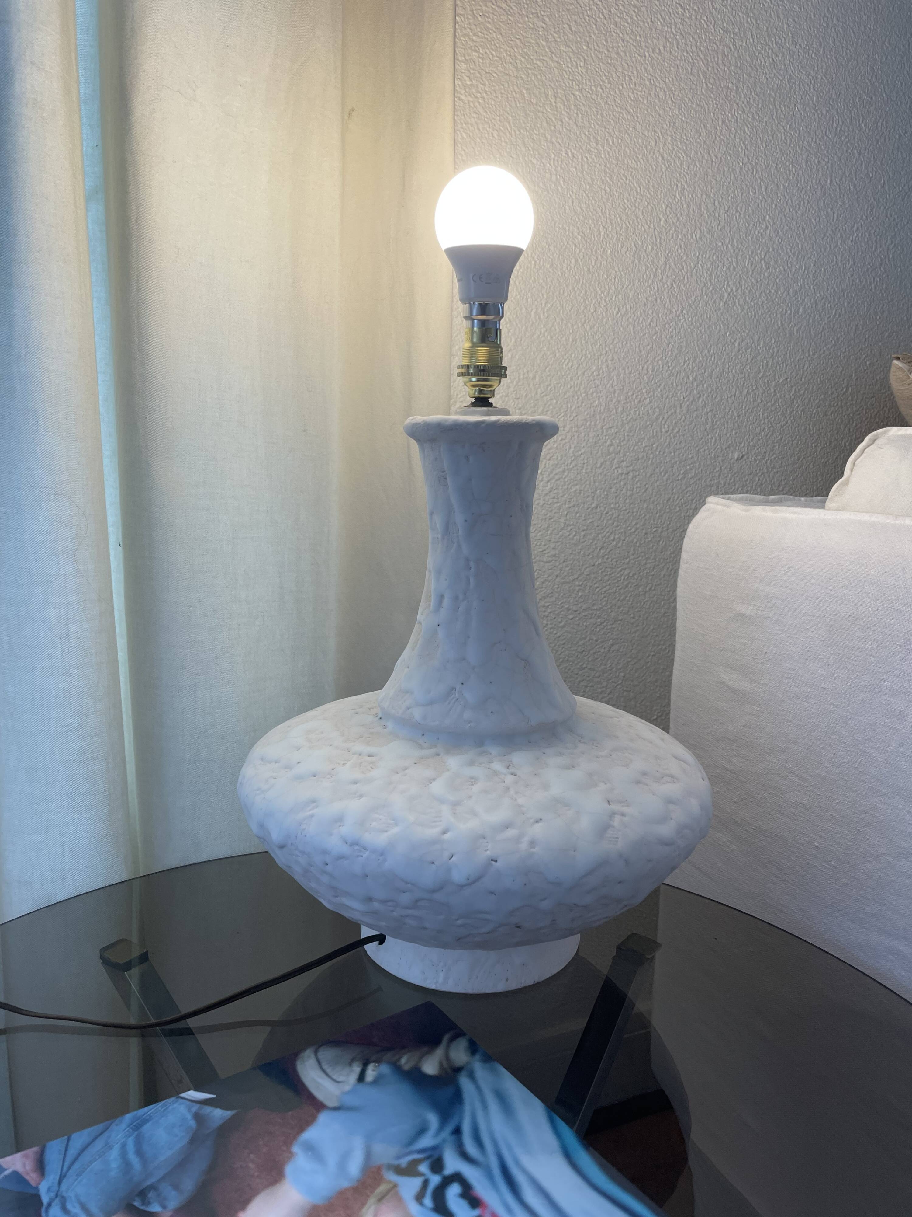 Mid century ceramic lamp