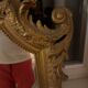 Antique gilded mirror from the late 19th century.
