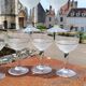 Set de 6 verres ballon à vin verre granité