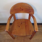 Fauteuil Rainer Daumiller en pin huilé