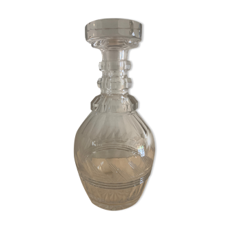 Carafe en cristal Baccarat numérotée 3 anneaux première partie XIXème siècle