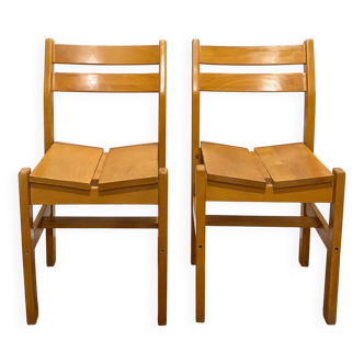 Pair of Les Arcs chairs