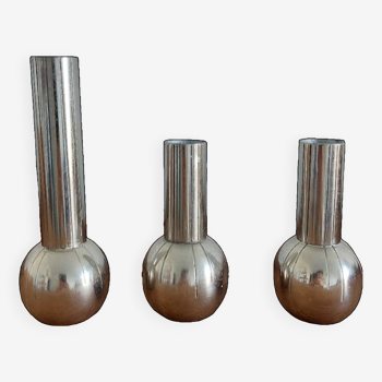 Set of 3 José Levy candlesticks