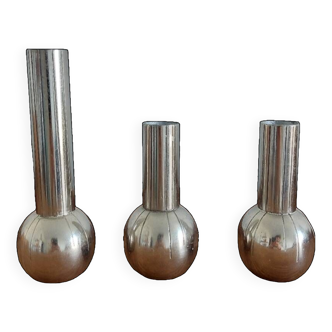 Set of 3 José Levy candlesticks