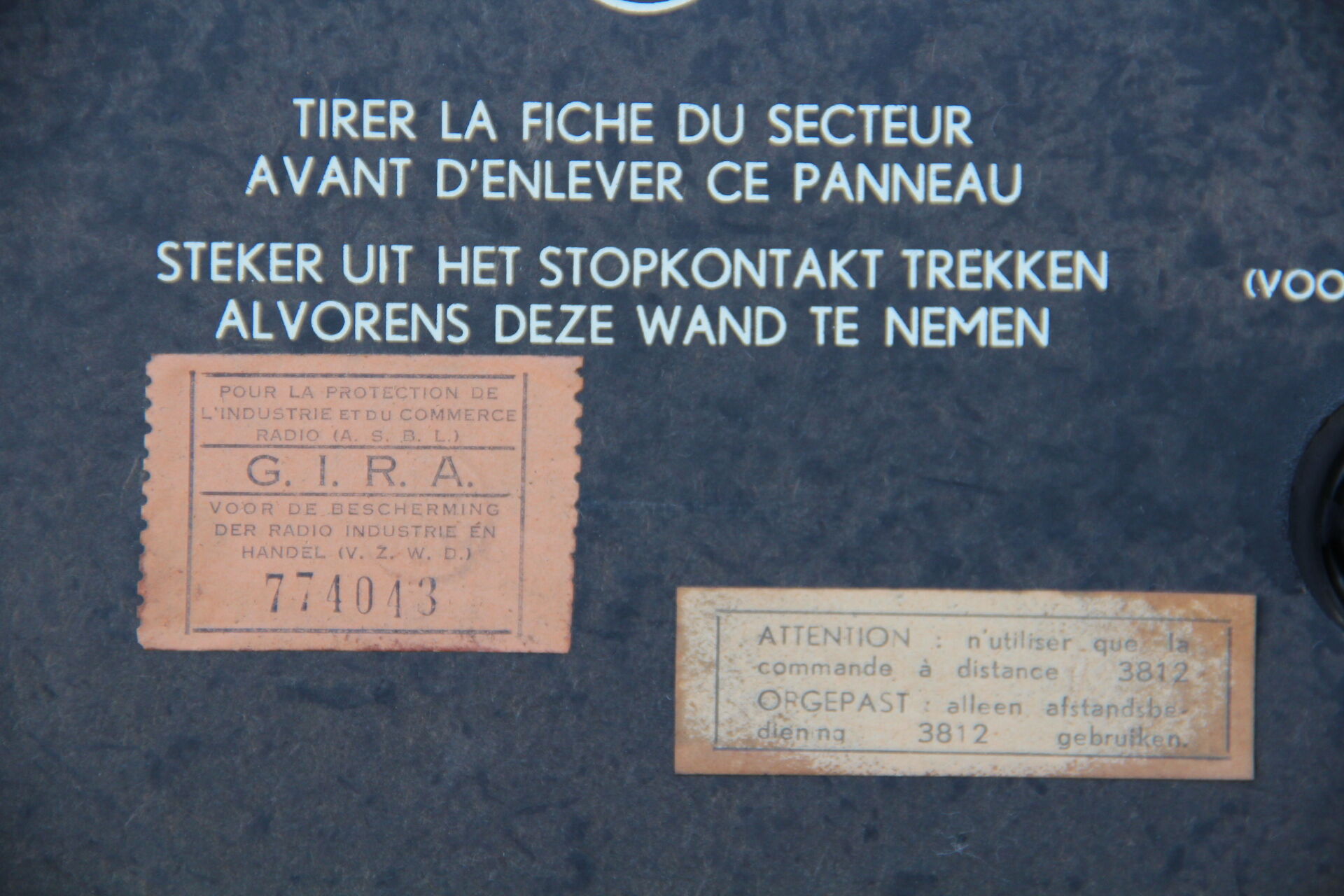 Téléviseur ACEC de 1957