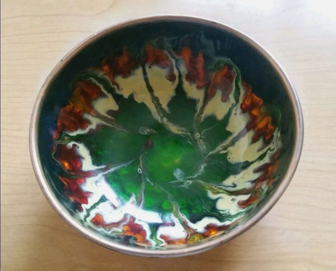 Vintage decorative trinket bowl