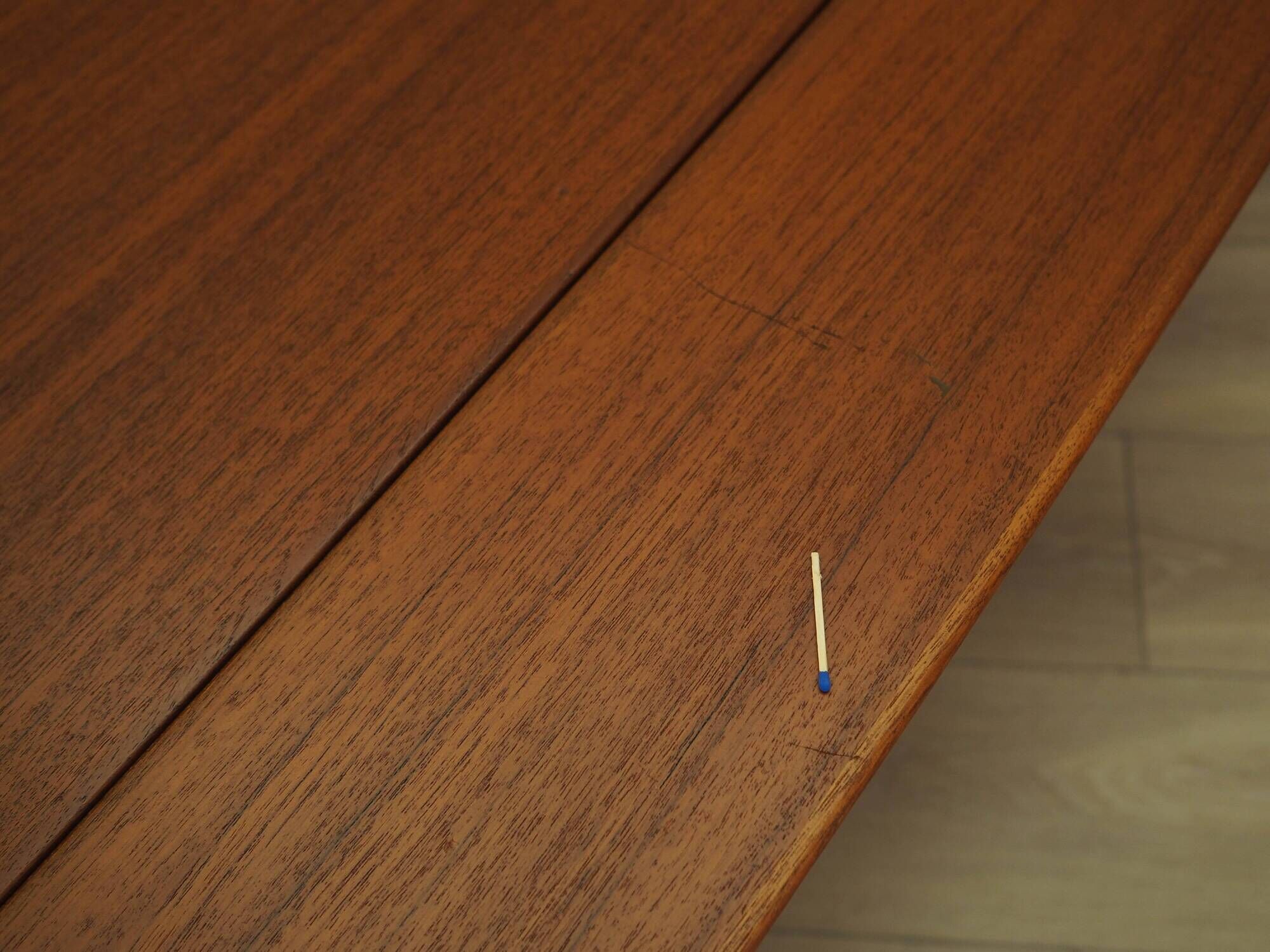 Danish teak coffee table with shelf, 1960s