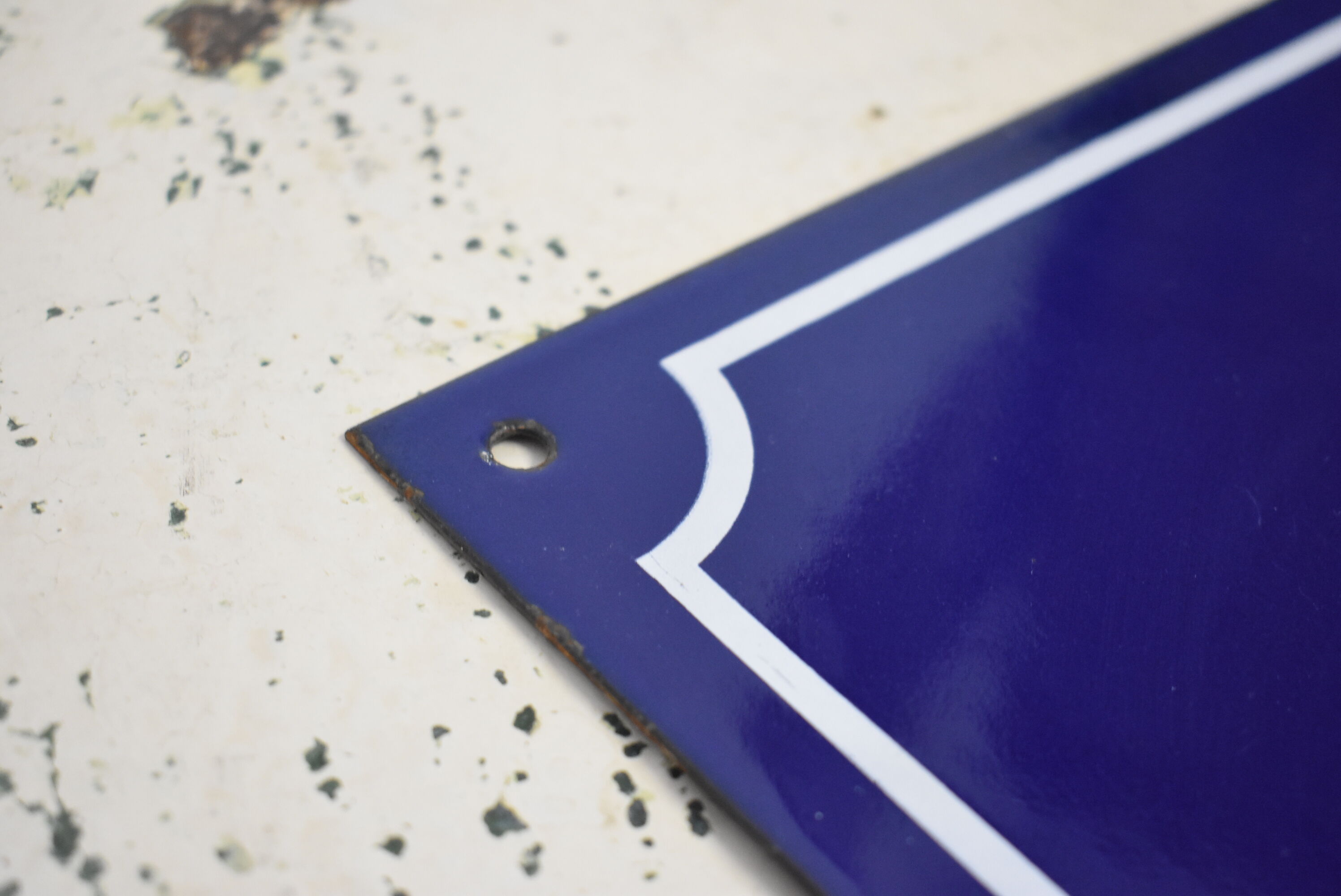 enamelled plaque "great street