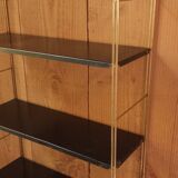 Black metal string shelf, 50s-60s