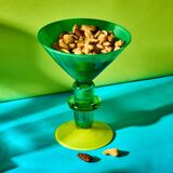 Miami Martini Glass in Lime & Green