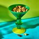 Miami Martini Glass in Lime & Green