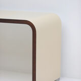 Console / side desk produced by the Belgian company Bergwood in the 1970s.