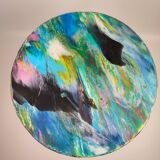 Recycled plastic school stool, 1970s