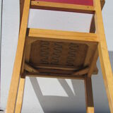 Pair of bridge armchairs , year 50-60 , beech