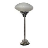 Art Deco table lamp in oval glass