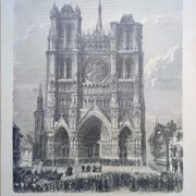 Notre-Dame d'Amiens, un original imprimé en 1895 .