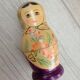 Old Russian wooden doll - USSR