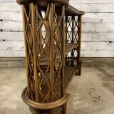 Rattan and wicker bar