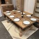 Solid oak farmhouse table
