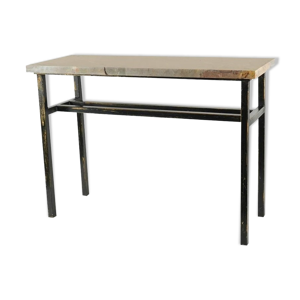 Console, art moderne, acier peint