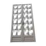 Pair of old Haussmann doors 1900/1920 with built
