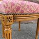 Set de 4 chaises françaises style Louis XVI vintage