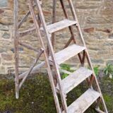 Antique wooden stepladder